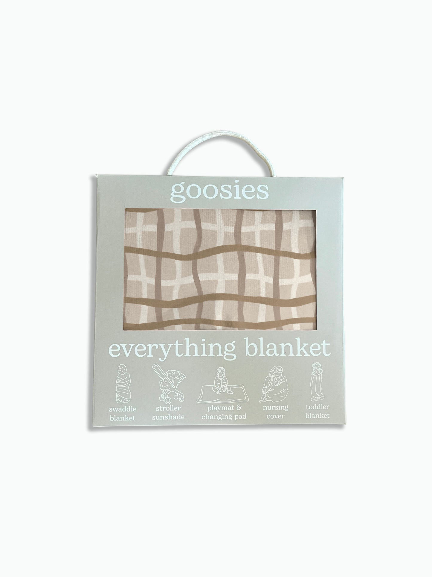 Everything Blanket (Tan Wavy Plaid) FINAL SALE