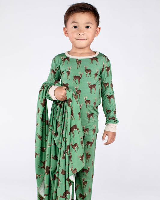 Deer - Long Sleeve/Pants PJs