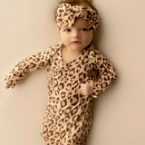 Knotted Gown - Leopard