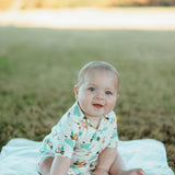 SS Polo Romper - Barks & Birdies