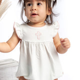 Pink Cross Pip Flutter Bubble