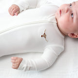 Longhorn Embroidered Pip Zip