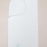 Blue Cross Embroidered Pip Blanket