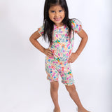 SS & Shorts Ruffle PJ - Mermaid Magic