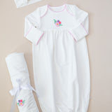 Flower Fields Embroidered Pip Gown