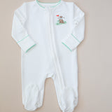 Golf Dog Embroidered Pip Zip