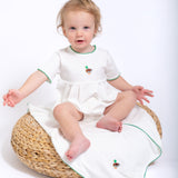 Mallard Embroidered Pip Blanket