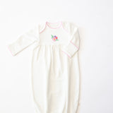 Flower Fields Embroidered Pip Gown