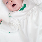 Alligator Embroidered Pip Gown