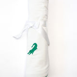 Alligator Embroidered Pip Blanket