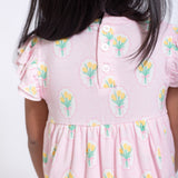 Bodysuit Dress - Fancy Tulips