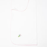 Tulip Embroidered Pip Blanket