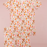 SS & Shorts Ruffle PJ - Saddle Up, Cowgirl