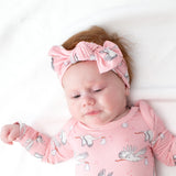 Headband Set - Storks Pink