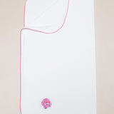 Seashell Embroidered Pip Blanket