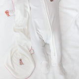 Puppy Chic Embroidered Pip Blanket