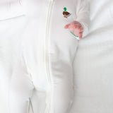 Mallard Embroidered Pip Zip