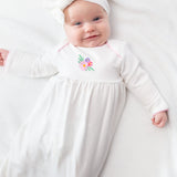 Flower Fields Embroidered Pip Gown