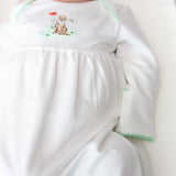 Golf Dog Embroidered Pip Gown