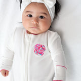 Seashell Embroidered Pip Zip