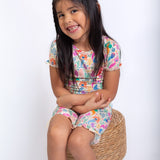 SS & Shorts Ruffle PJ - Mermaid Magic