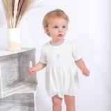 Blue Cross Embroidered Pip Bubble