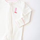 Cowgirl Boot Embroidered Pip Zip