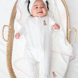 Puppy Chic Embroidered Pip Zip