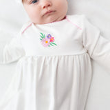 Flower Fields Embroidered Pip Gown