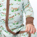 LS Zip PJs-Delta Dogs