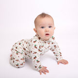 Sweatshirt Polo Romper-Mallard Drake
