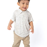 SS Polo Shirt-Driftwood Camo