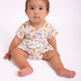 SS Bodysuit Dress-Zoo Crew
