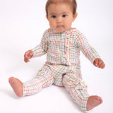 LS Zip PJs-AJ Plaid