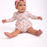 LS Bodysuit Dress-Butterfly Bliss