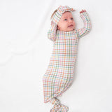 Knotted Gown- AJ Plaid