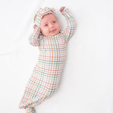 Knotted Gown- AJ Plaid
