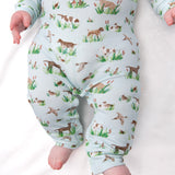 Sweatshirt Polo Romper-Delta Dogs