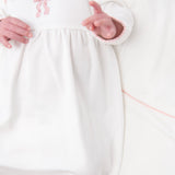 Pip Emboidered Gown-Bow