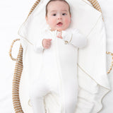 Pip Emb Zip Romper-Deer