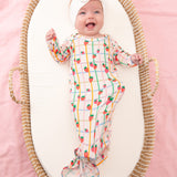 Knotted Gown - Berry Patch