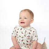 SS Polo Romper-Mallard Drake