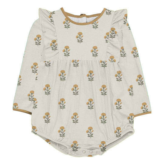 LS Flutter Bubble - Marigold Block Print