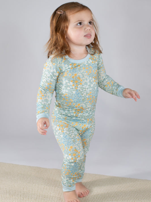 Blue Meadow - Long Sleeve/Pants PJs