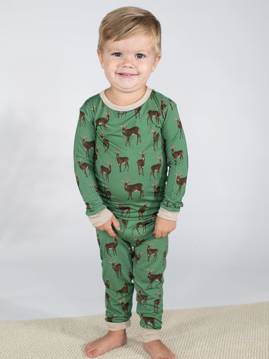 Deer - Long Sleeve/Pants PJs