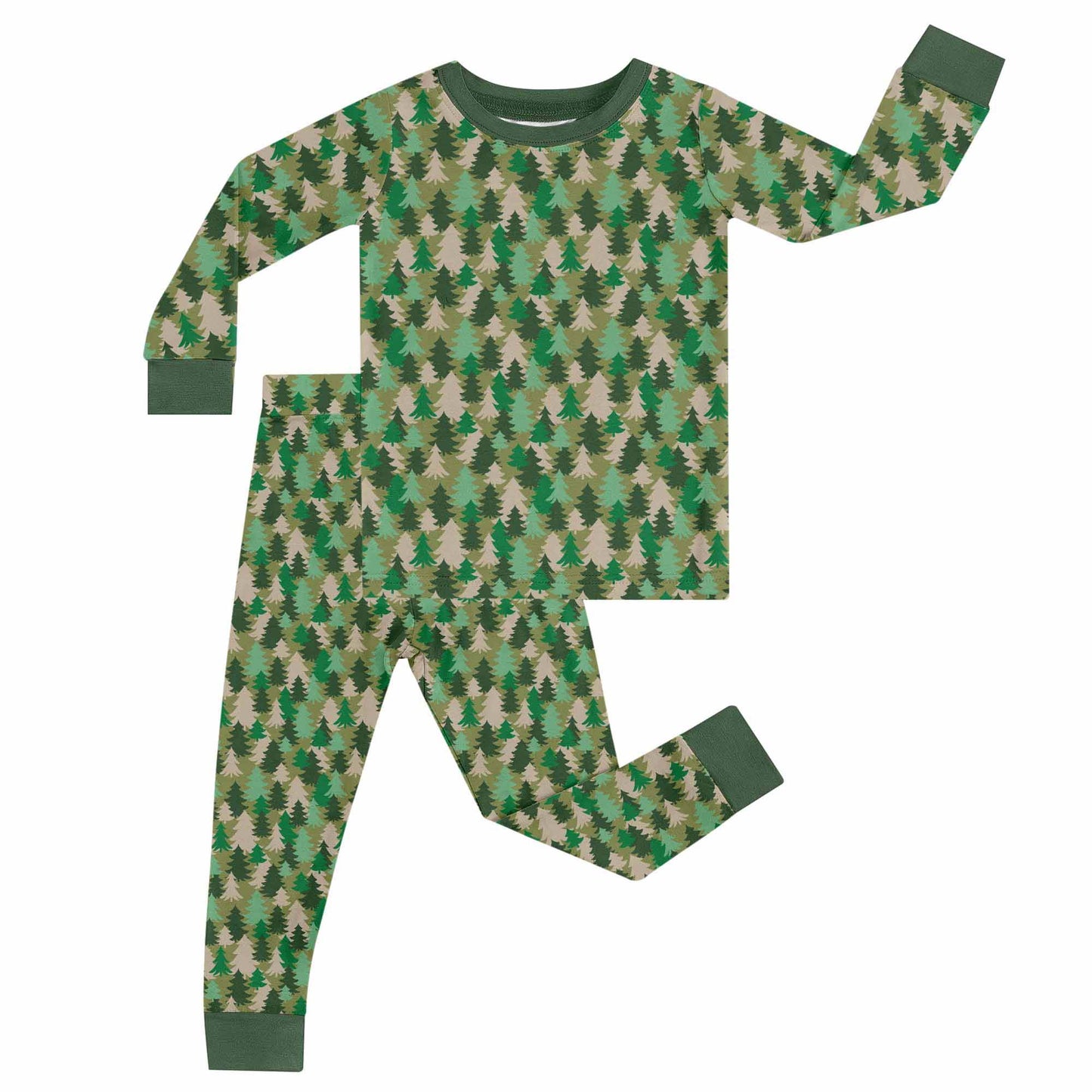 Evergreen Camo - Long Sleeve/Pants PJs