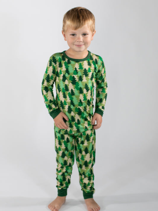 Evergreen Camo - Long Sleeve/Pants PJs