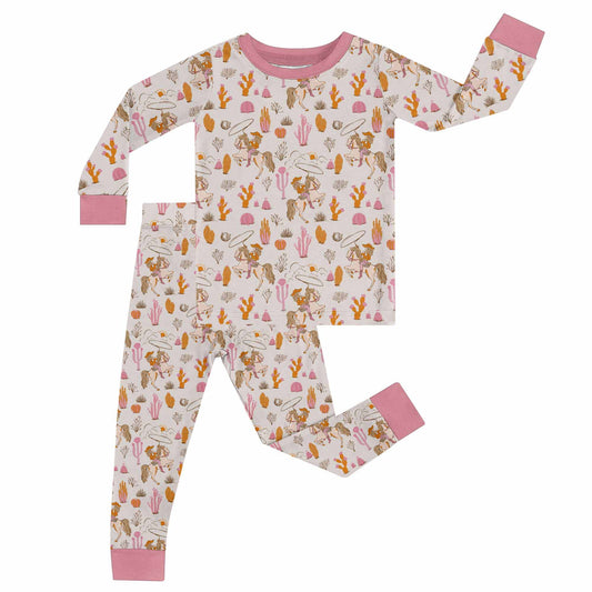 Saddle Up, Cowgirl! - Long Sleeve/Pants PJs