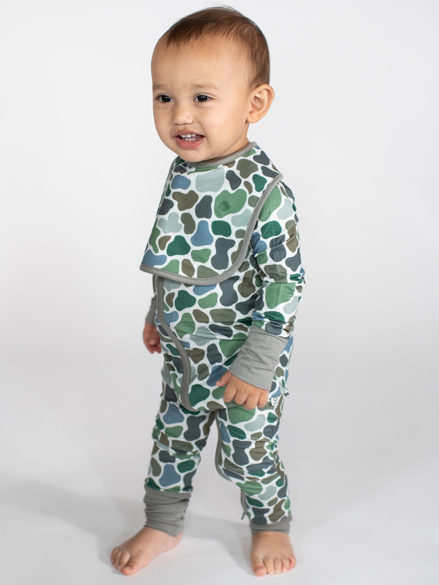 Zip PJs - Pebble Camo