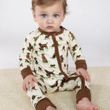 Convertible Zip Pajamas - Labradors